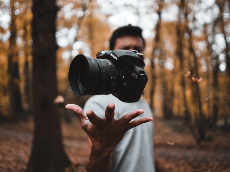 Professional commercial photography session